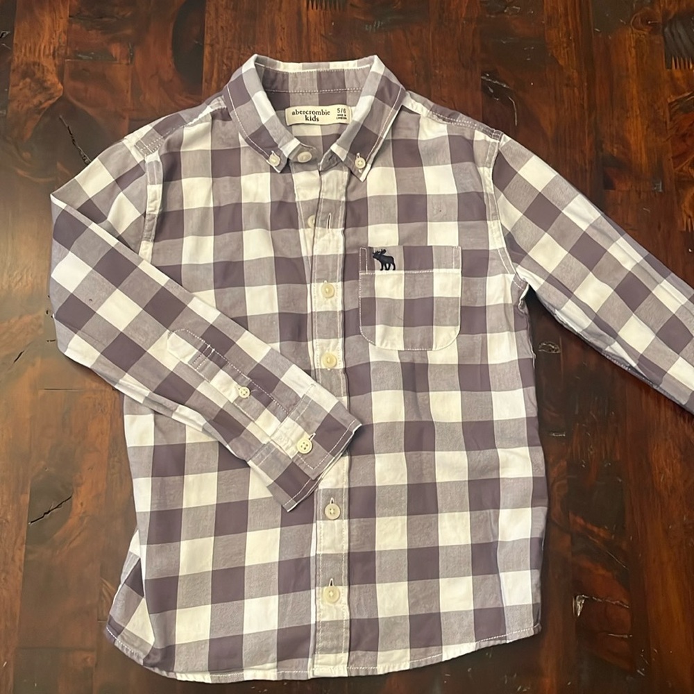 Abercrombie Plaid Flannel Button Down Shirt